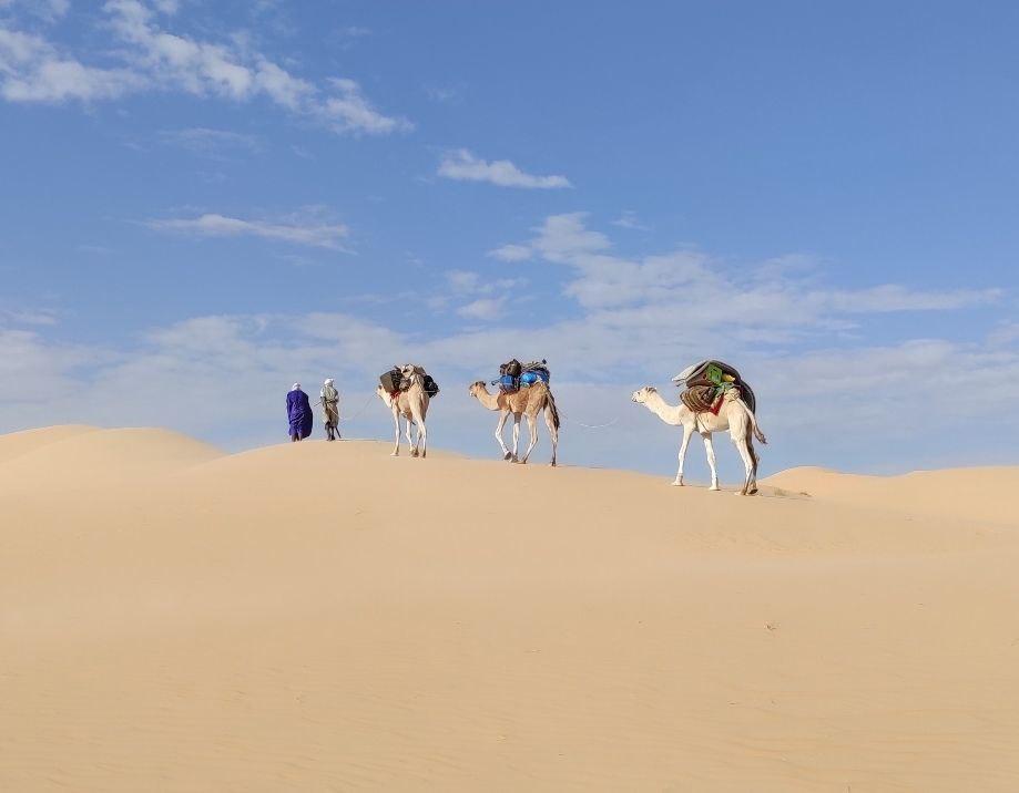 Retraite dans le désert de Mauritanie