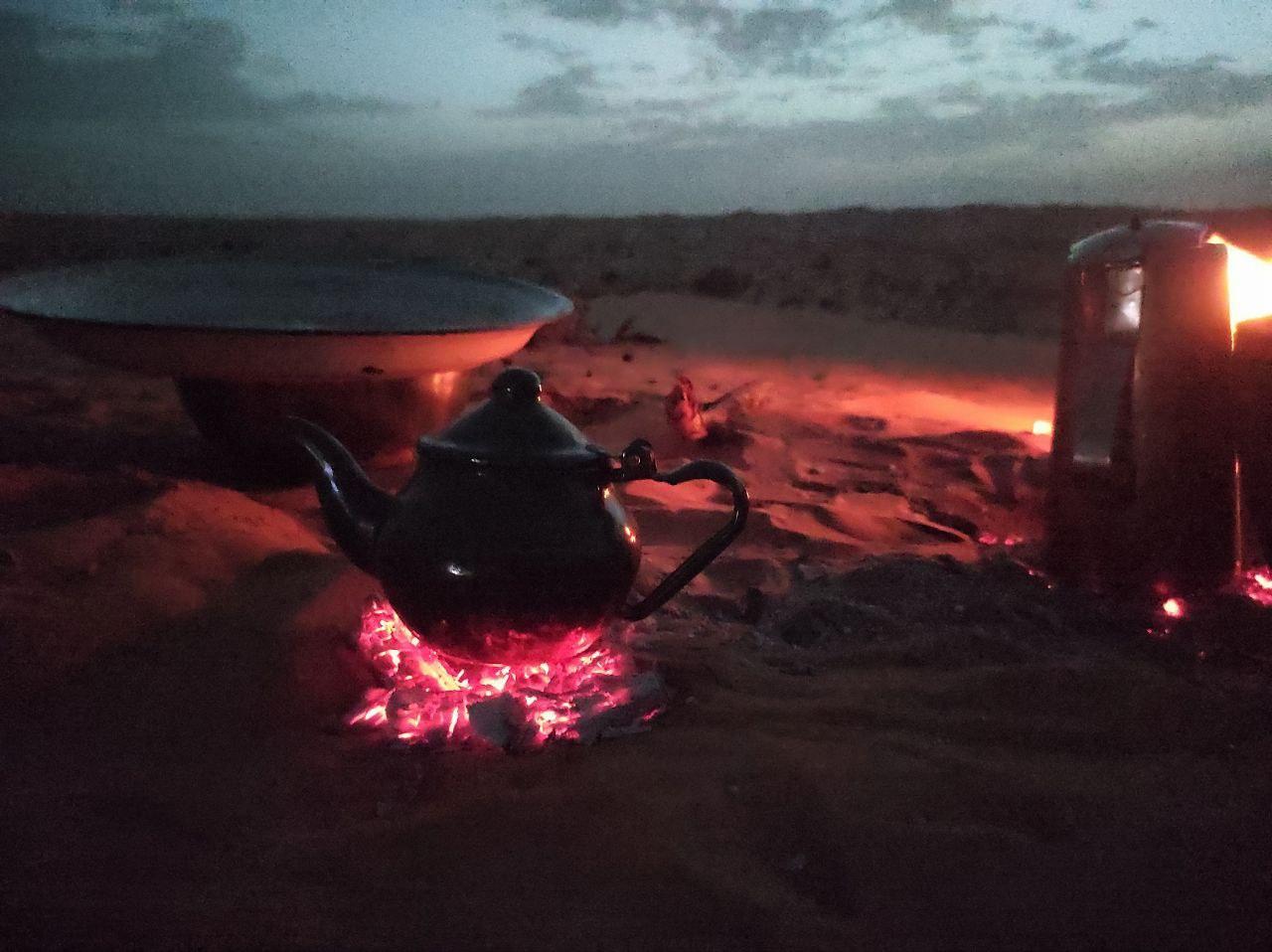 Nuitée dans le désert 