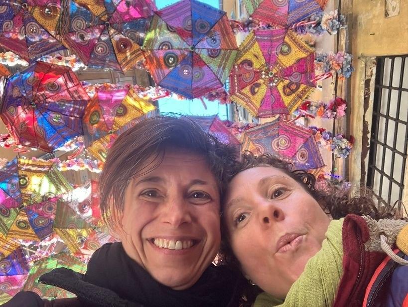 Marion Rebérat et son tambour chamanique